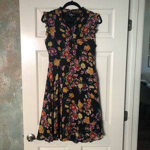 Lulus floral sleeveless dress